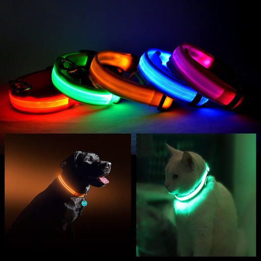 LED PET Safety Halo Style Collar by VistaShops