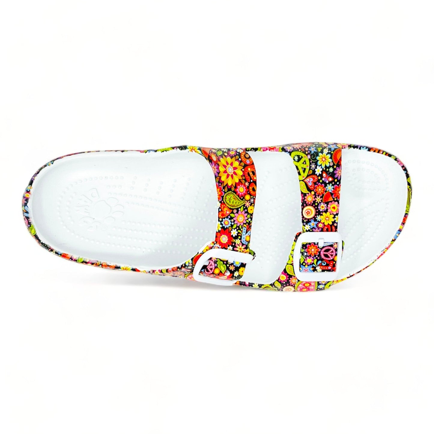 Women's PAW Print Adjustable 2-Strap Sandals by DAWGS USA