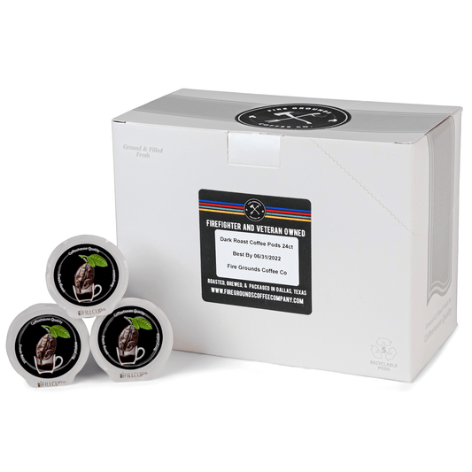 Dark Roast Coffee Pods by Fire Grounds Coffee Company - The Hammer Sports