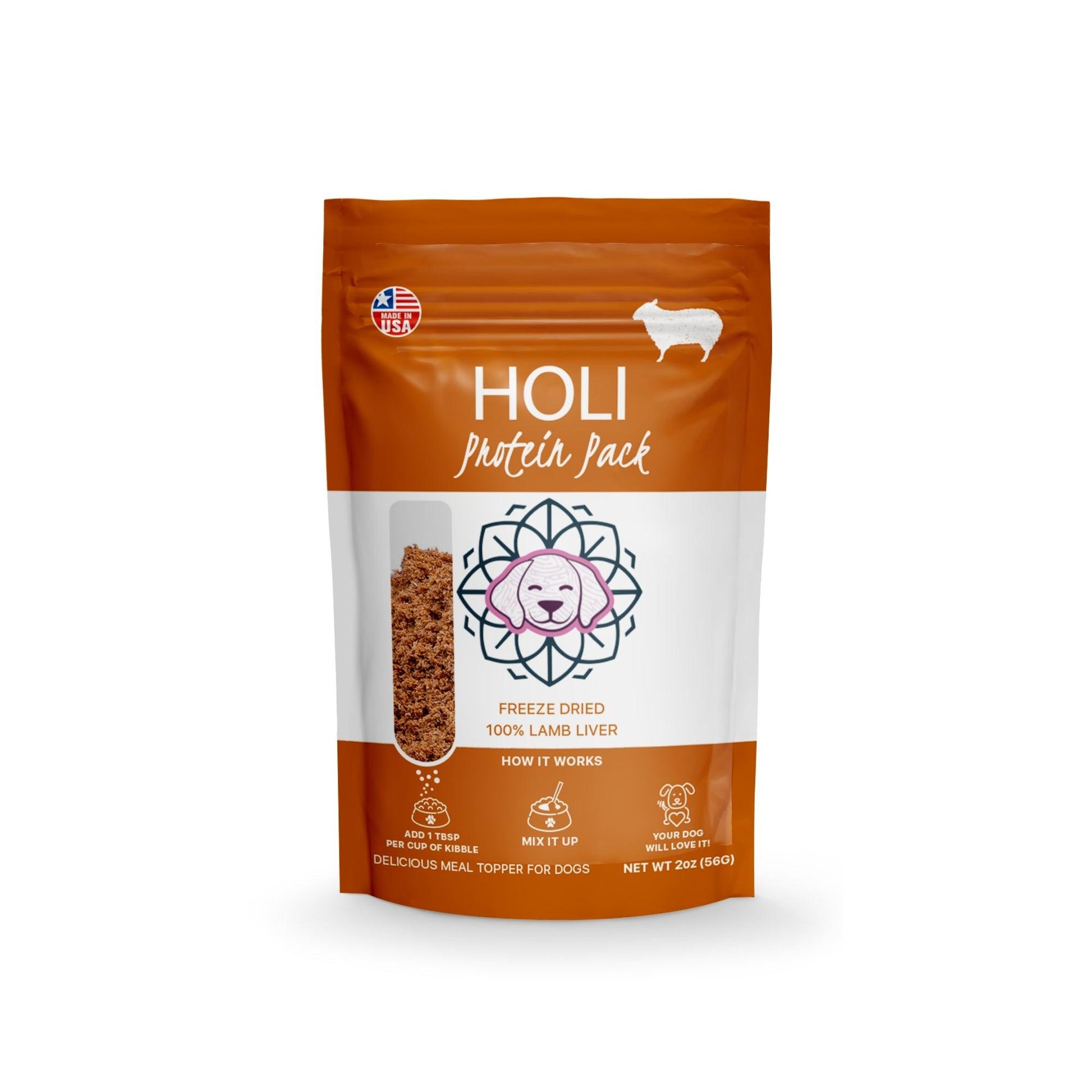 Lamb Liver Dog Food Topper by HOLI - The Hammer Sports