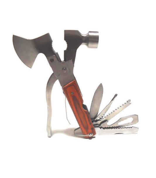 Pocket Multi Function Purpose Tools Set Hammer Knife Blade Outdoor Camping