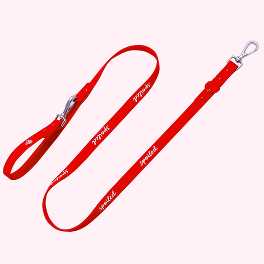 "Spoiled" Red Leash