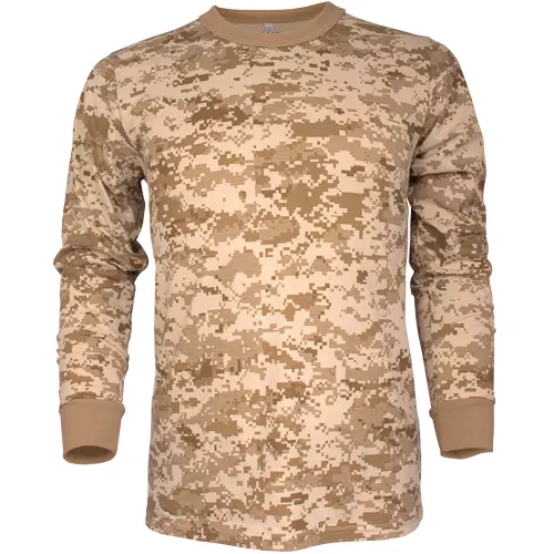 Men's Long Sleeve T-Shirt - Digital Desert Medium