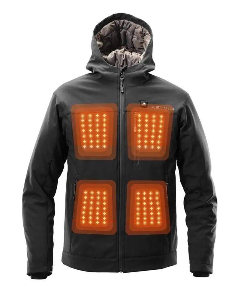 Jarvis Men’s Heated Jacket | Black by Kelvin Coats - Image #2