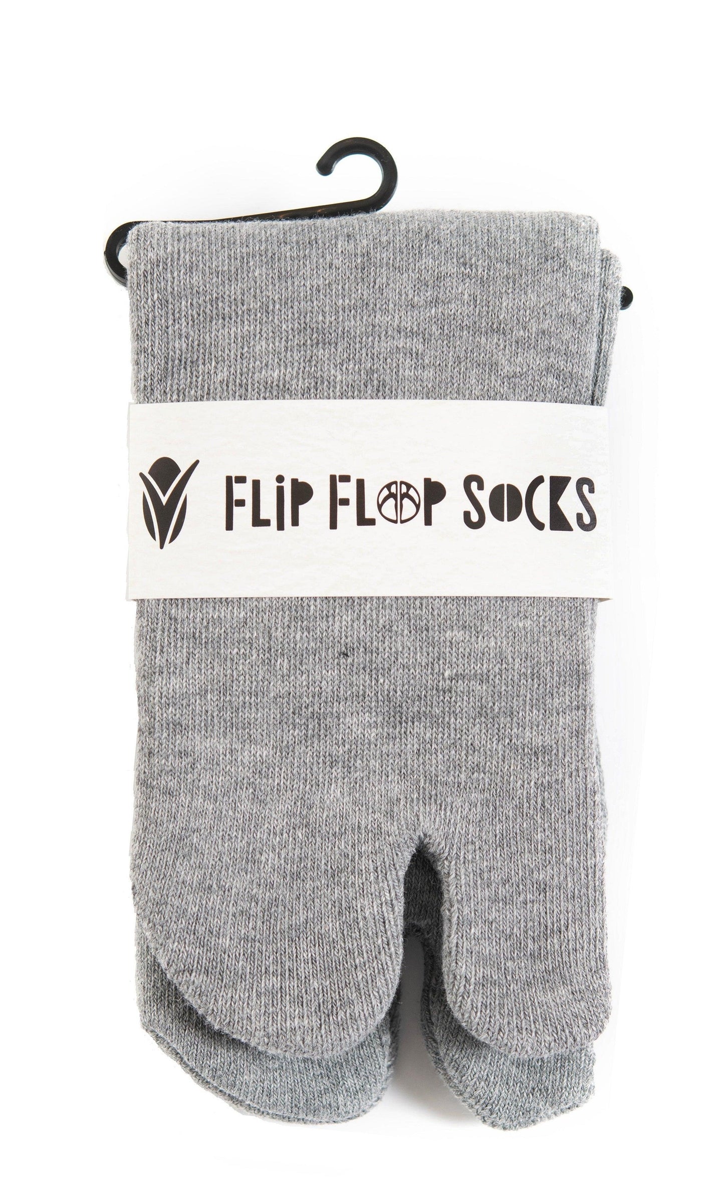 Thicker V-Toe Athletic or Casual Grey Flip-Flop Tabi Socks Cotton Blend Comfortable Stylish - Ankle Socks by V-Toe Socks, Inc - The Hammer Sports