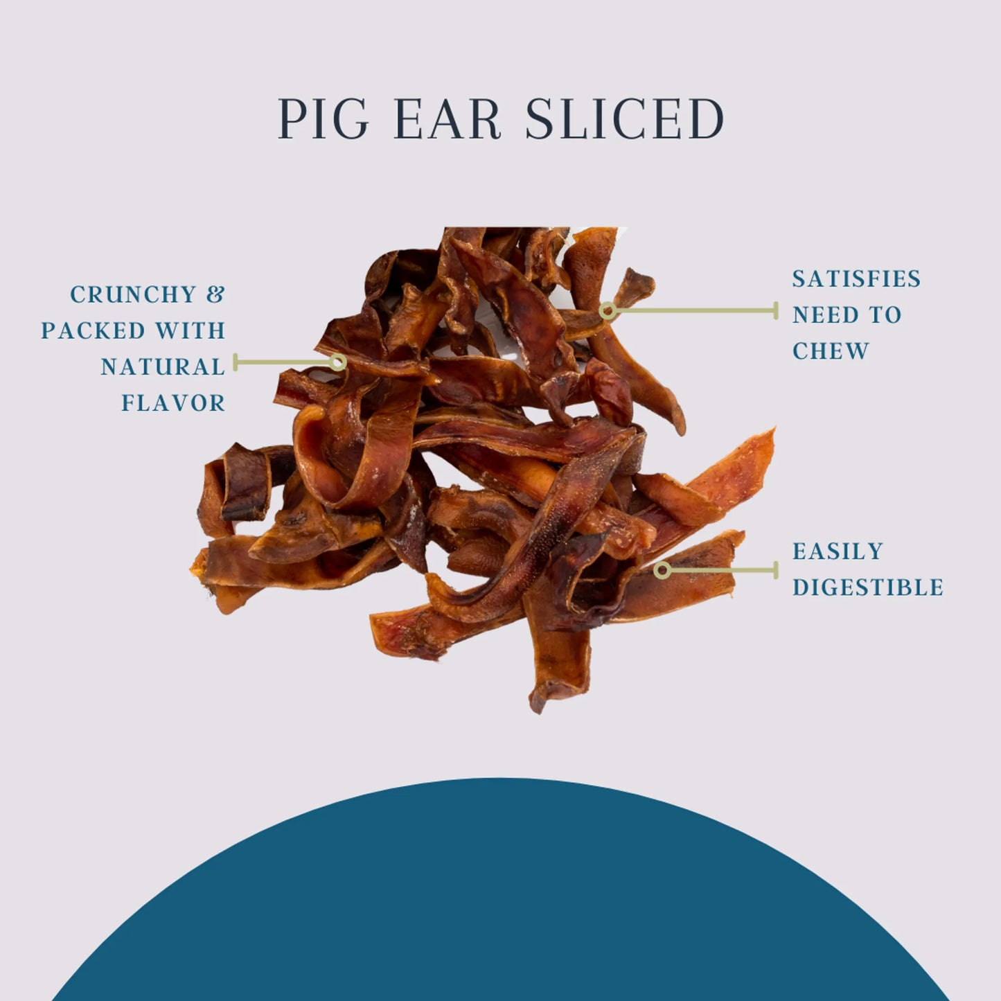 Platinum Pet Treats - Sliced Pig Ear