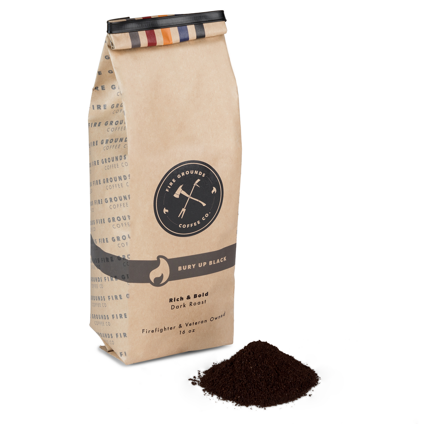 Bury Up Black (Dark Roast) by fire grounds coffee company