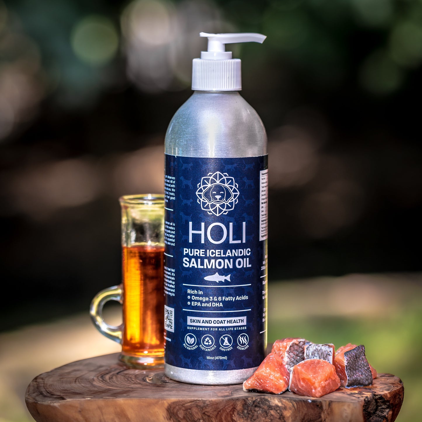 Icelandic Salmon Oil for Dogs and Cats by HOLI