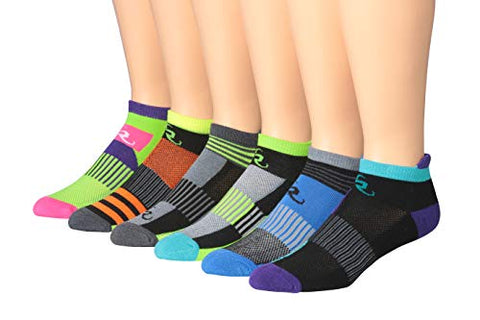 Ronnox Men's 6-Pairs Low Cut Running & Athletic Performance Socks