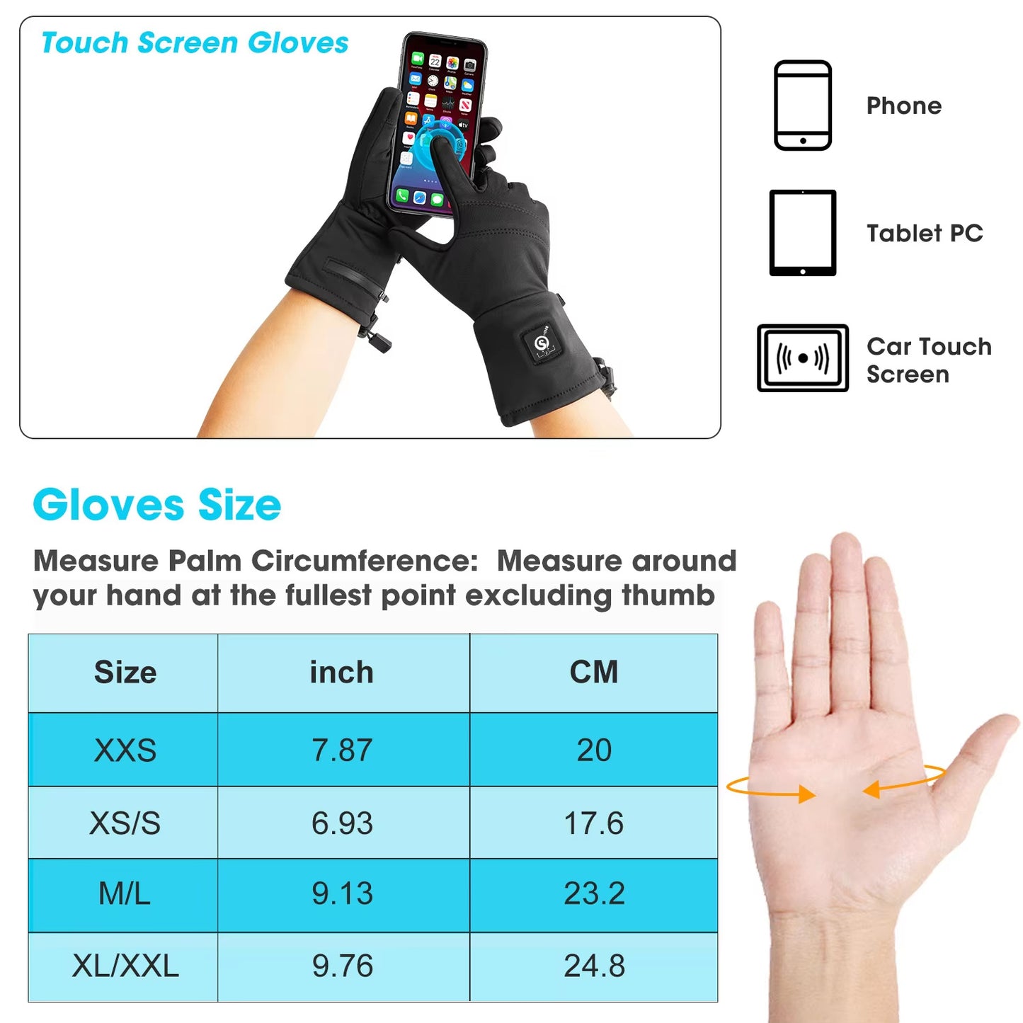 Rechargeable Heated Gloves