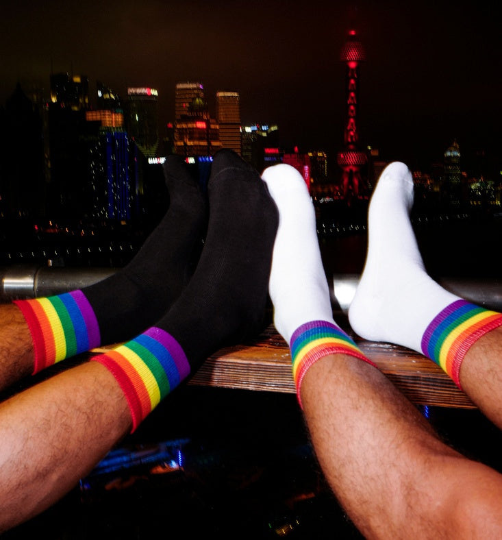 Men's rainbow socks