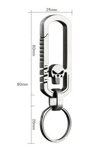 Titanium Alloy Pendant Mini Carabiner