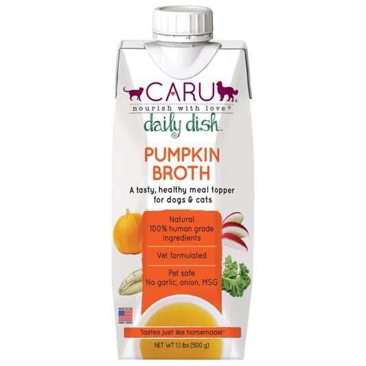 CARU Daily Dish Pumpkin Broth for Dogs & Cats