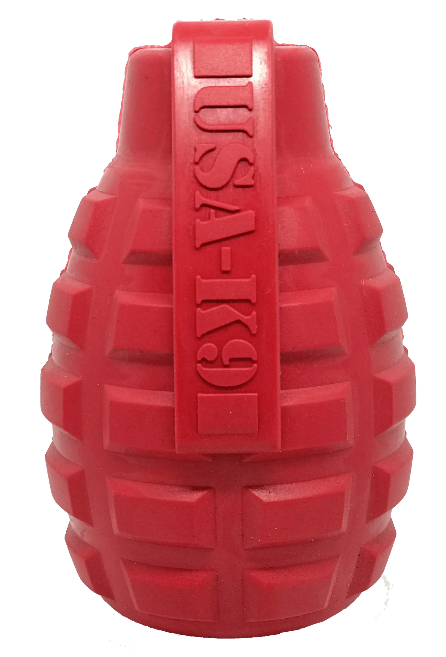 USA-K9 Grenade Durable Rubber Chew Toy & Treat Dispenser