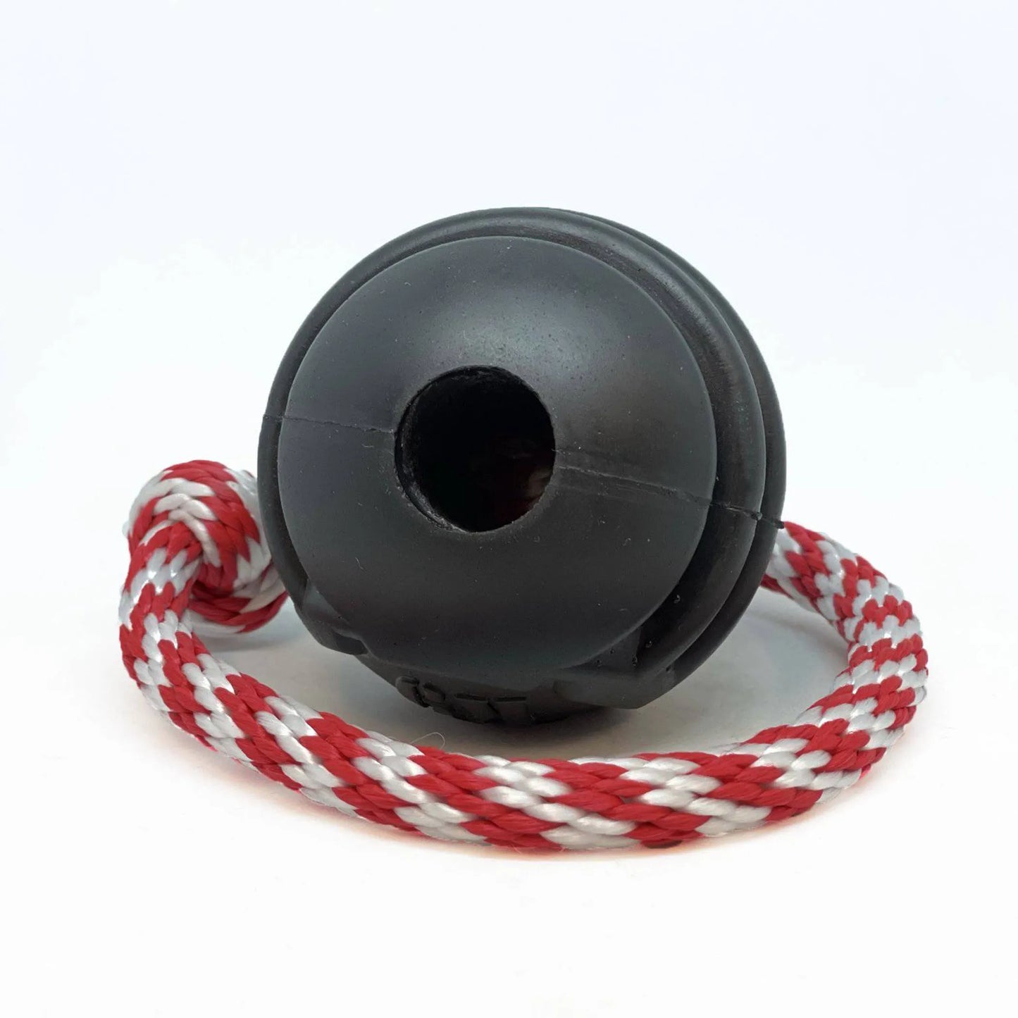 USA-K9 Magnum Black Stars and Stripes Ultra-Durable  Rubber Chew Toy, Reward Toy, Tug Toy, and Retrieving Toy