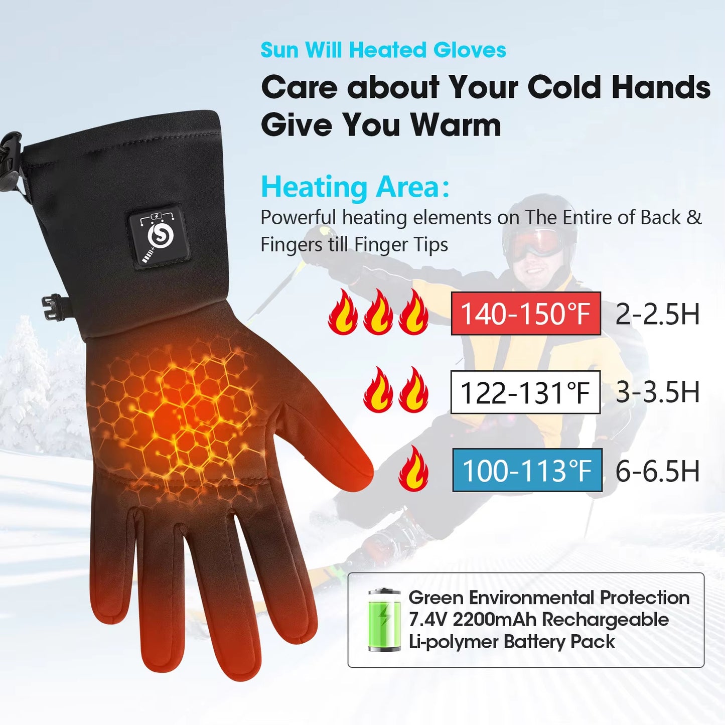 Rechargeable Heated Gloves