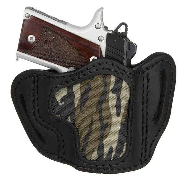 1791 GUNLEATHER MOSY OAK BELT HOLSTER COMPACT BLACK RH FITS GLOCK 4343X/SIG 365/BERSA THUNDER 380