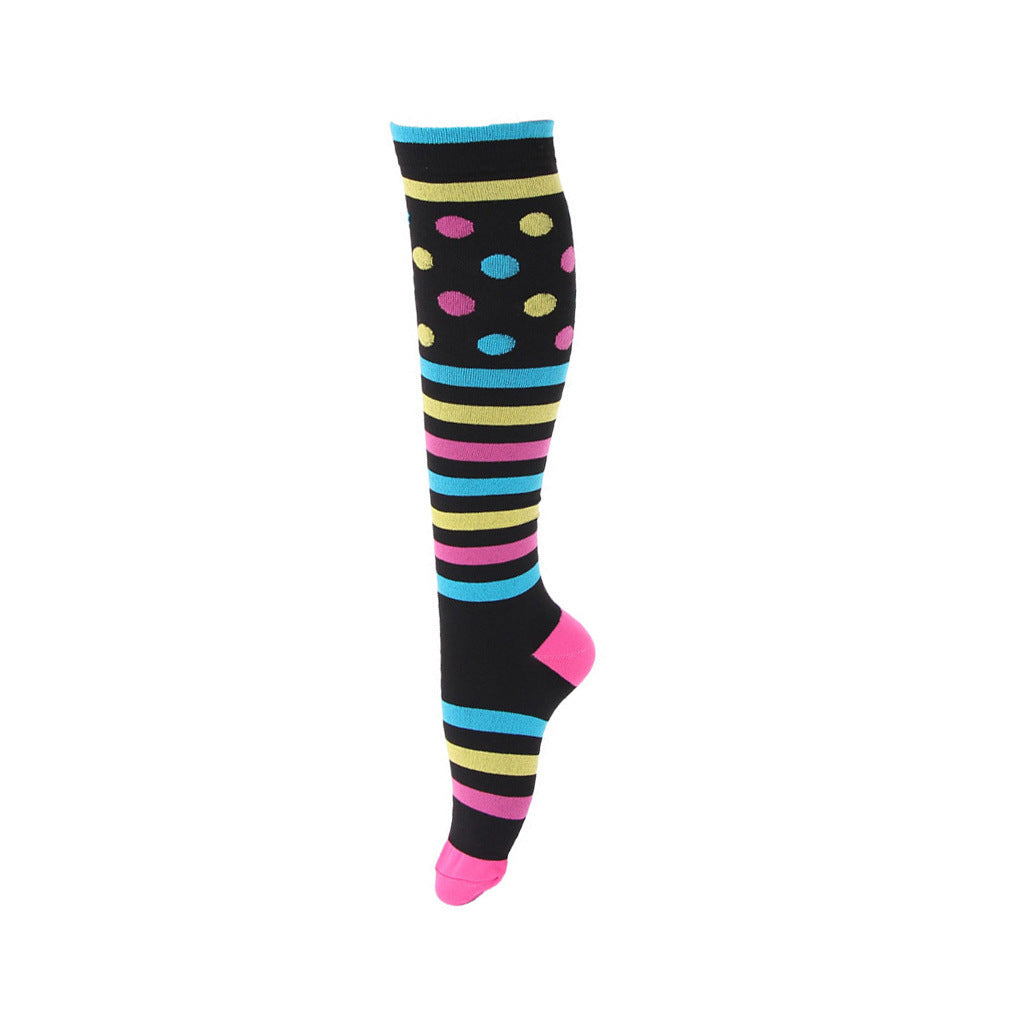 Color pressure socks