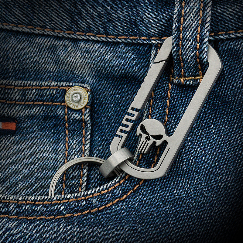 Titanium Alloy Pendant Mini Carabiner