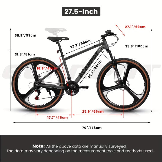 High-carbon Steel Frame Fork Bike