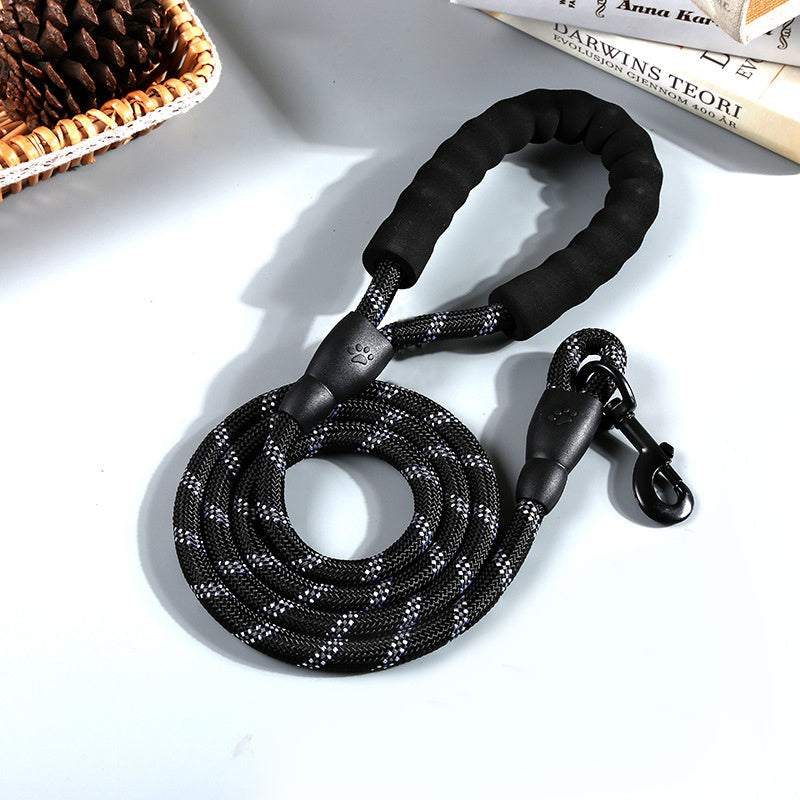 Reflective Nylon Round Rope Dog Leash