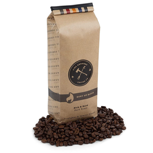 Bury Up Black (Dark Roast) by fire grounds coffee company