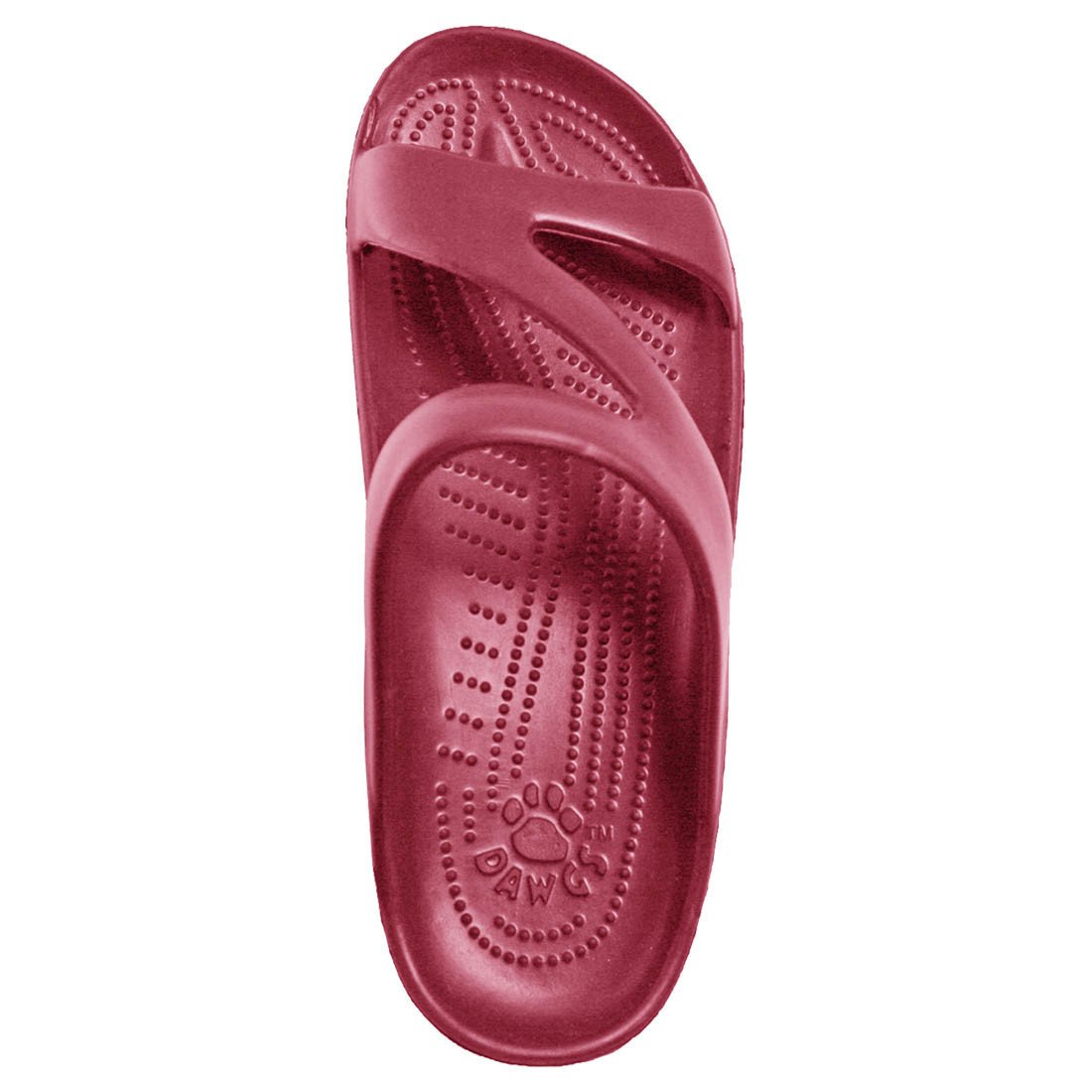 Women's Z Sandals - Burgundy by DAWGS USA