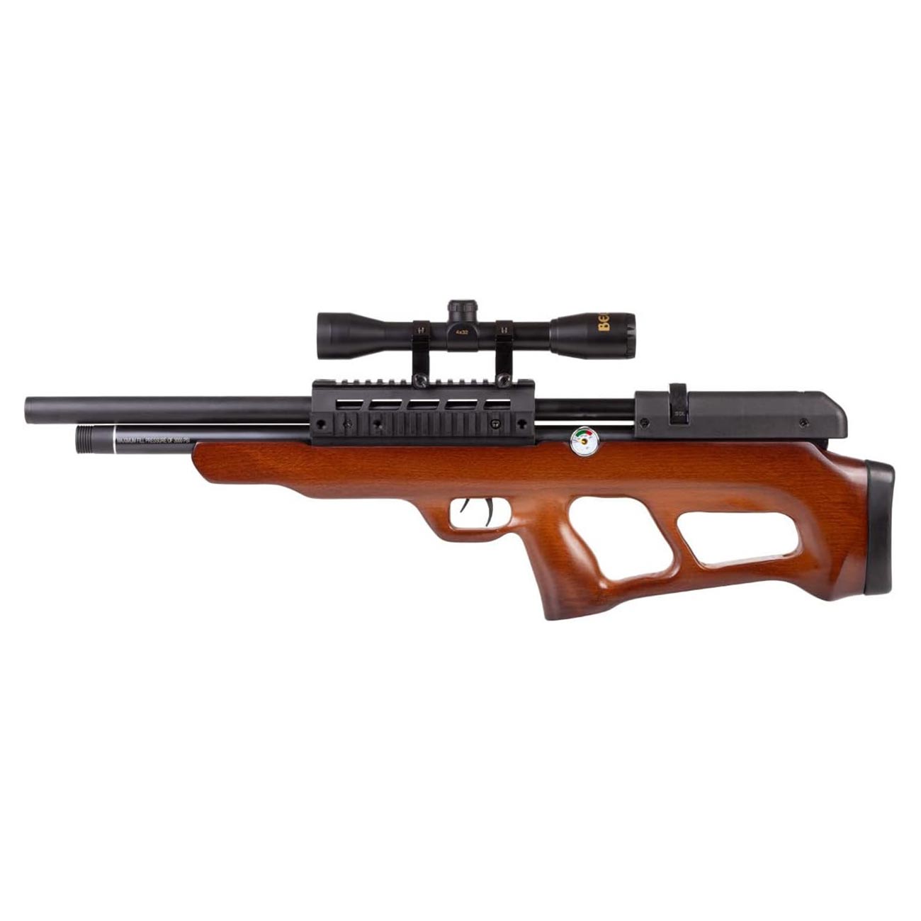 Beeman Commodore .177 Pcp Underlever 3500 Psi Air Rifle Combo 12shot Magazine W /4 X 32 Scope