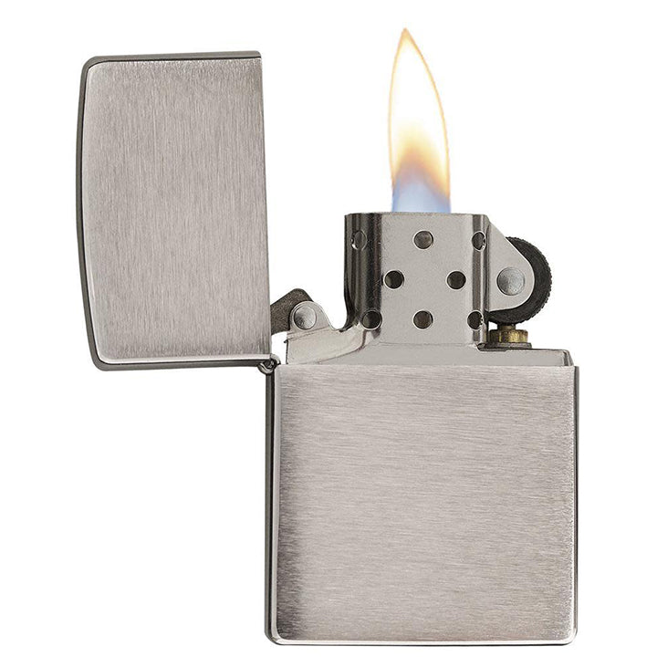 Zippo Windproof Lighter Armor Case (1.5 Times Thicker) Brushed Chrome