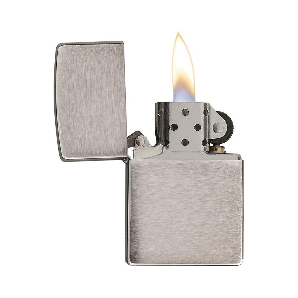 Zippo Windproof Lighter Brushed Chrome