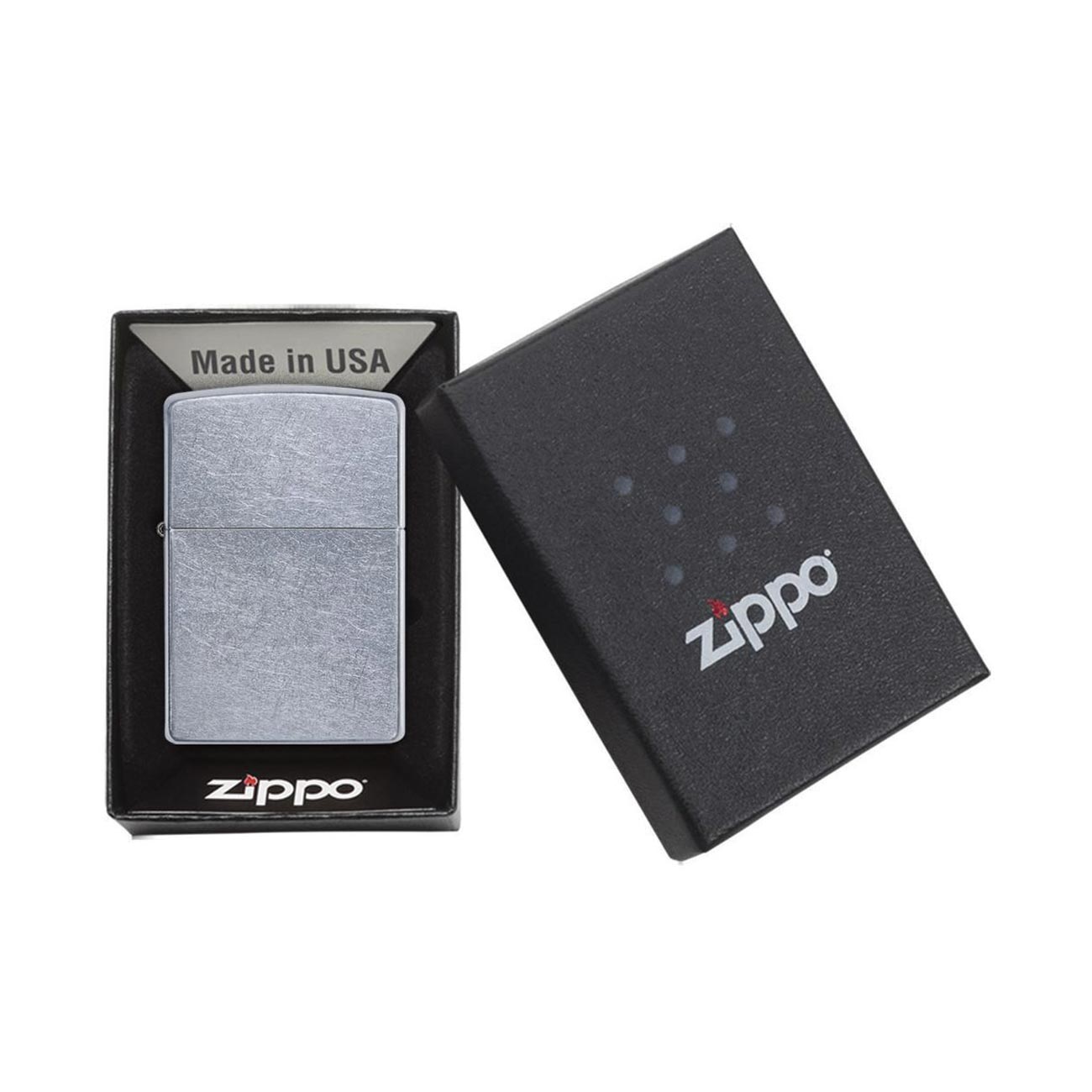 Zippo Windproof Lighter - Street Chrome - Box