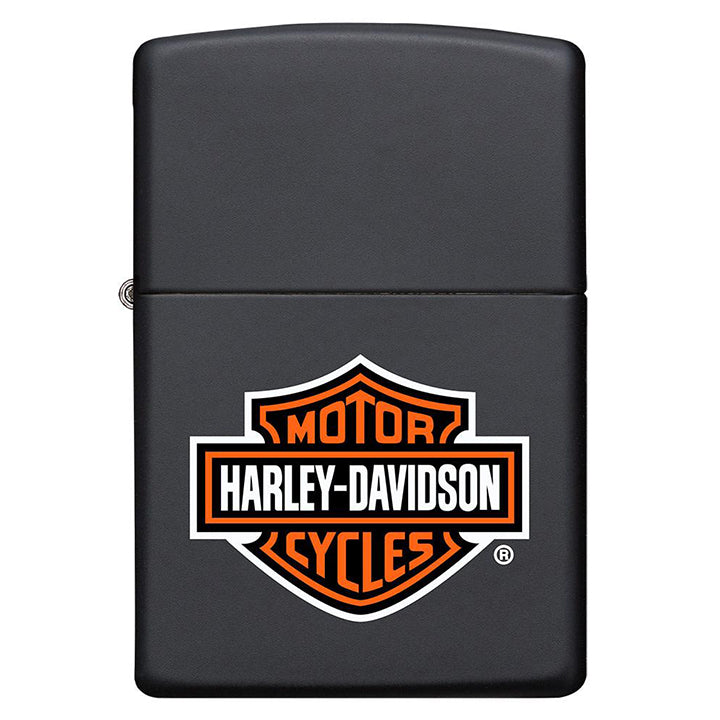 Zippo Windproof Lighter Harley-davidson® Design Black