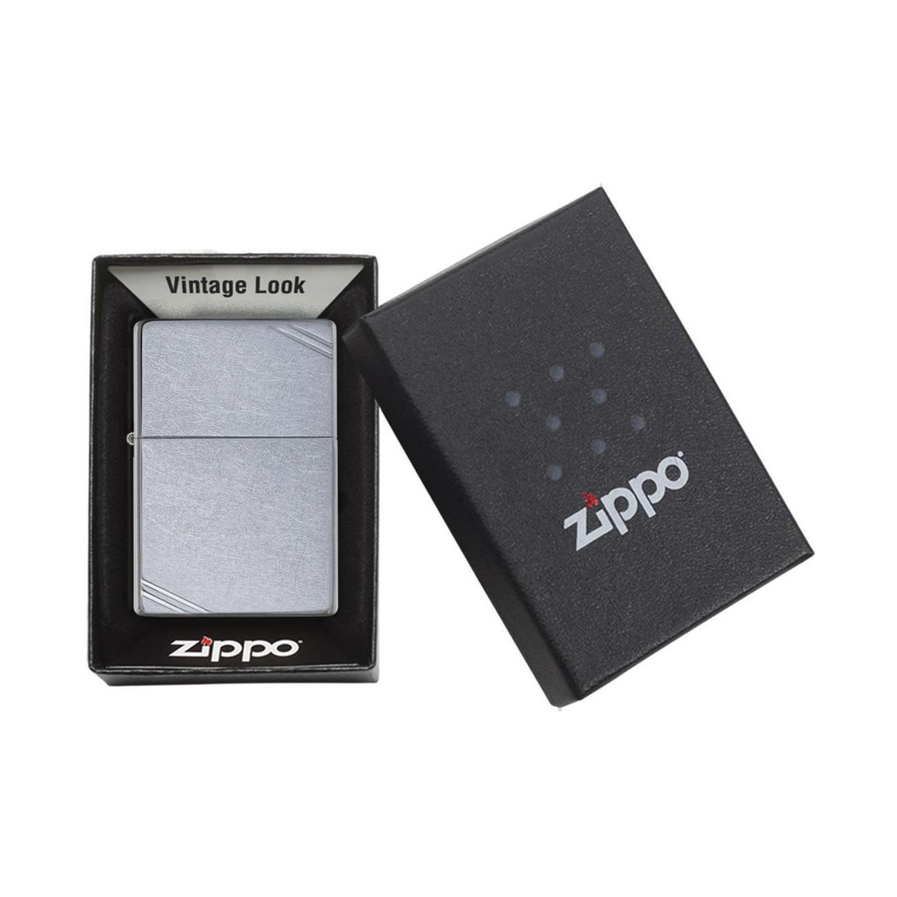 Zippo Windproof Lighter Vintage Street Chrome