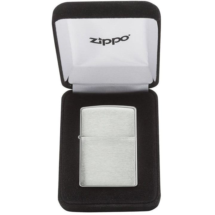 Zippo Windproof Lighter Armor® Brushed Sterling Silver