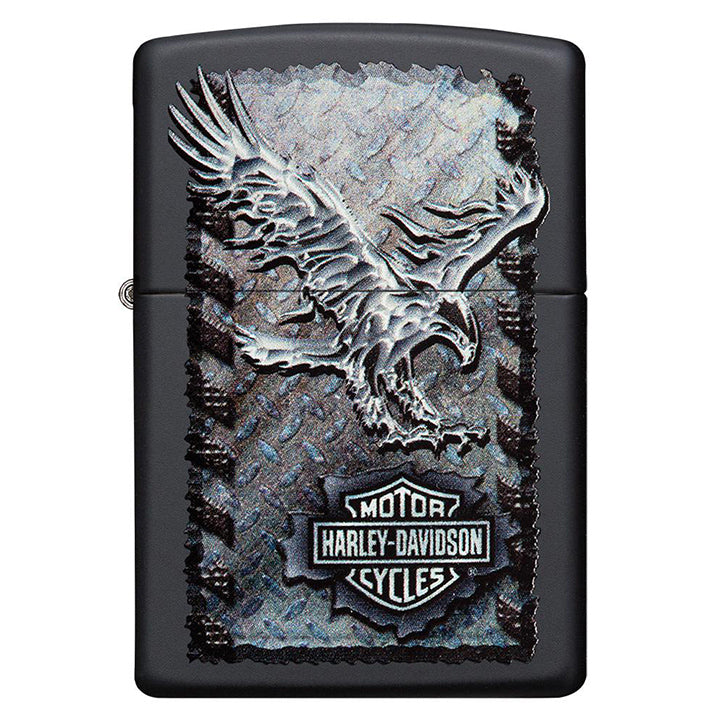 Zippo Harley-davidson Iron Eagle Black Matte