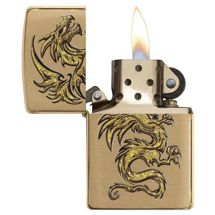 Zippo 204b Dragon Design