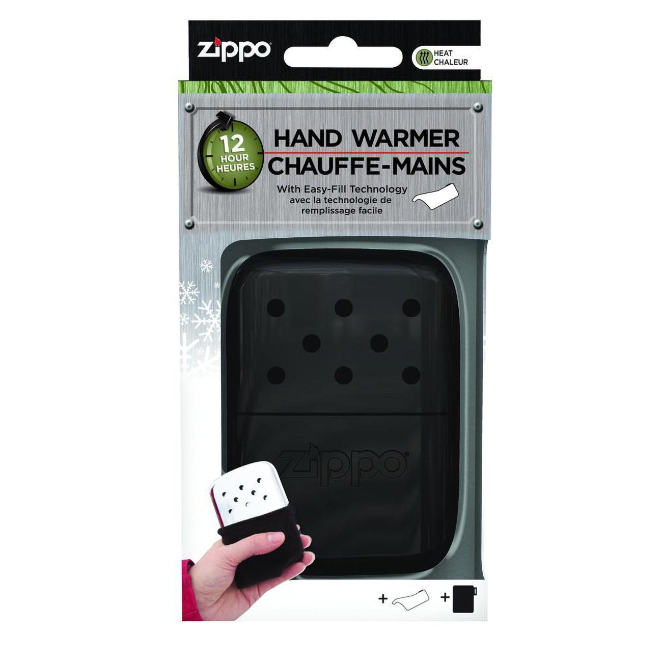 Zippo *40334* 12-hour Refillable Hand Warmer - Black Matte