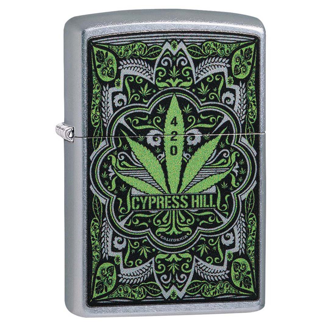 Zippo Windproof Lighter Cypress Hill Marijuana Leaf