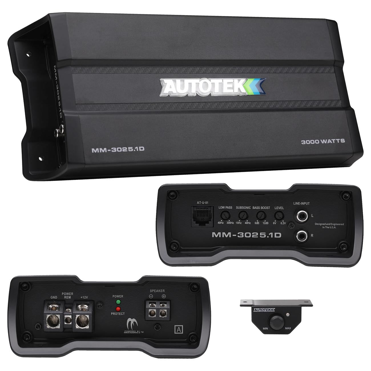 Autotek Mean Machine Compact D Class Amplifier 3000 Watts