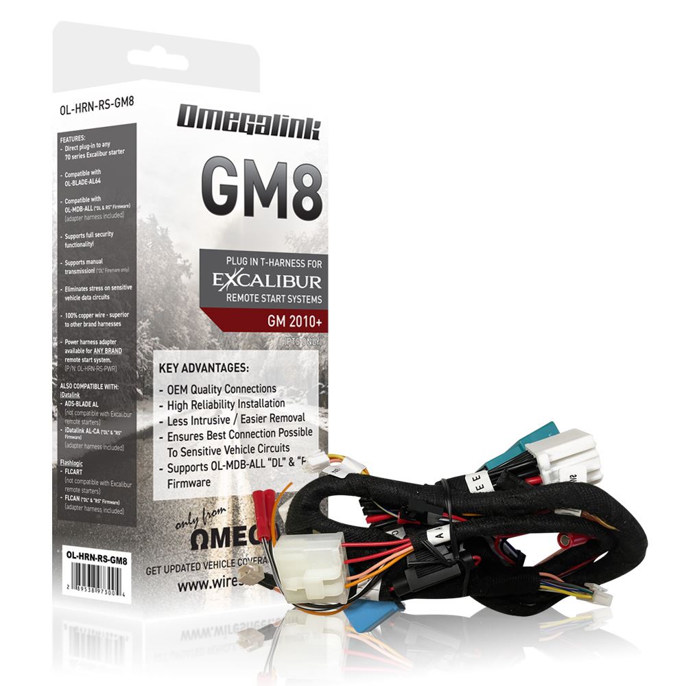 Excalibur Plug In T-harness For Remote Start - For Select Gm Press To Start Models (2010 - 2024)