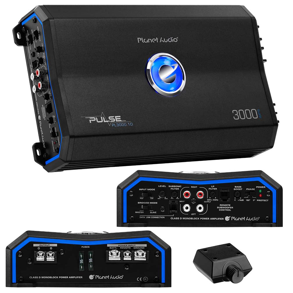 Planet Pulse Series Class D Monoblock Amplifier 3000w Max