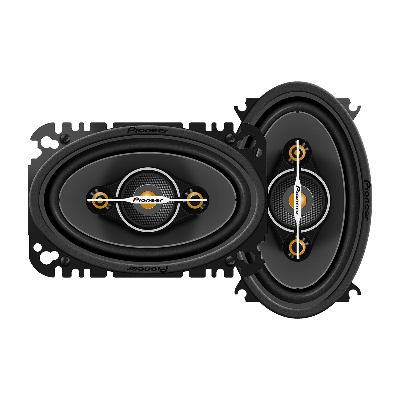 Pioneer 4x6″ 4-way Full Range Speakers (shallow Mount) - 210 Watts Max / 30 Rms (pair)