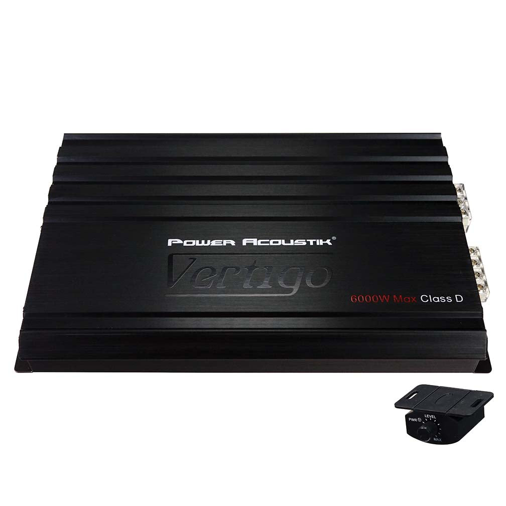 Power Acoustik Vertigo Series Monoblock Amplifier 6000w Max