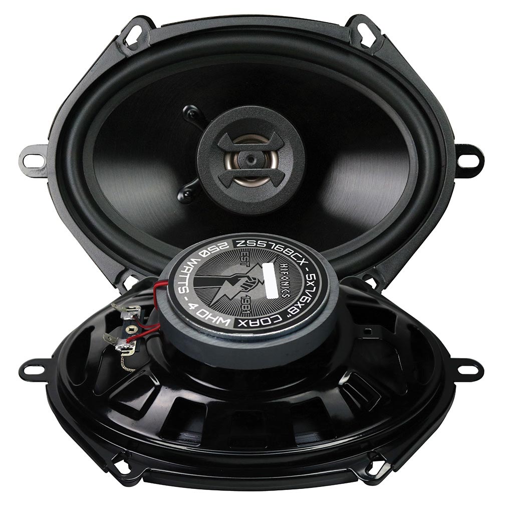 Hifonics Zeus 5 X 7" - 6 X 8" Coaxial Speaker 250 Watts Maxx (no Grills)