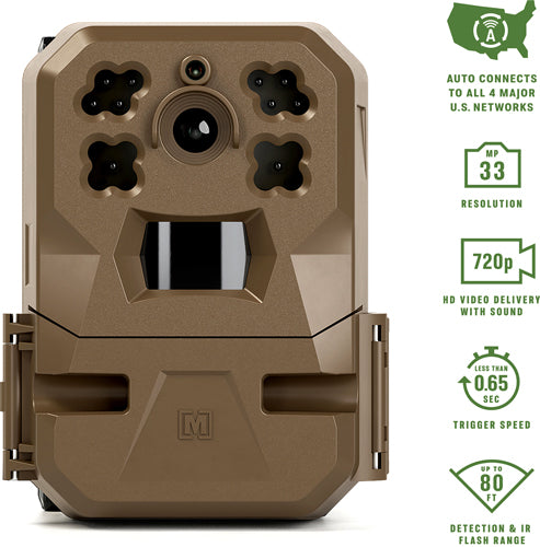 Moultrie Edge Cellular Trail - Cam 33mp/720p Ir Brown