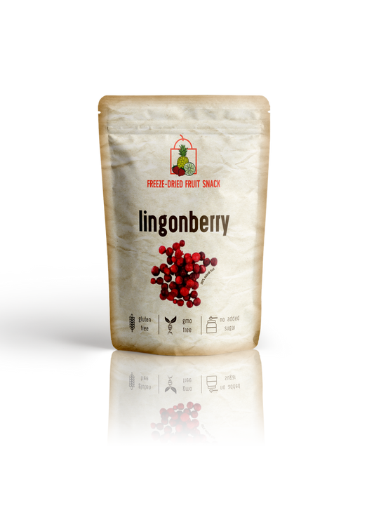 Freeze Dried Lingonberry Snack by The Rotten Fruit Box
