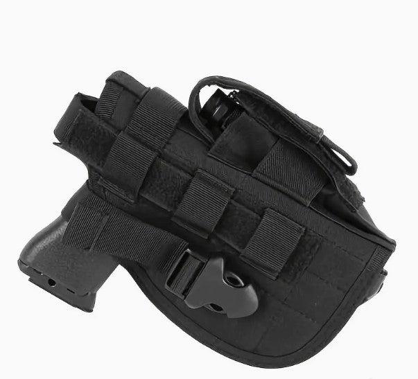 Universal Gun Holster Tactical Right Hand Molle Pistol Holster Magazine Pouch